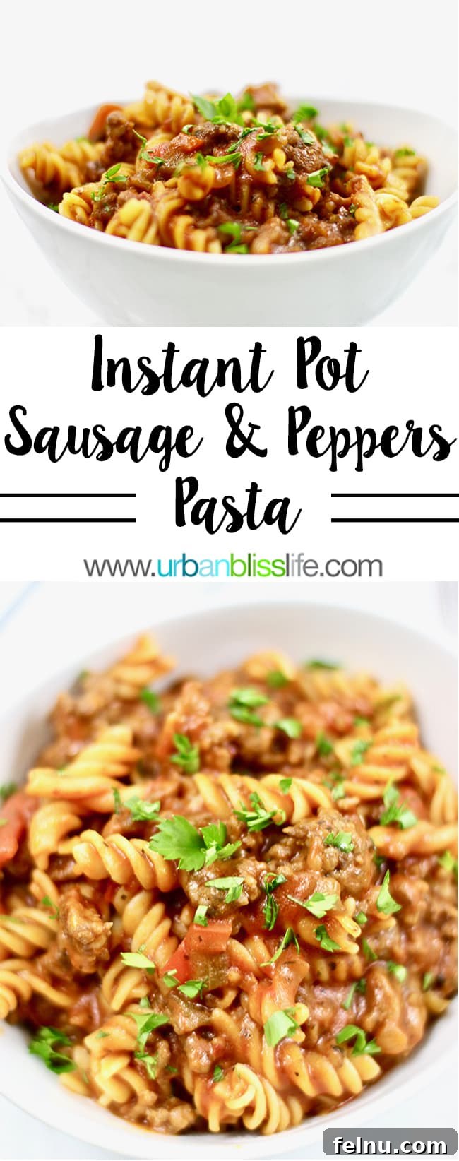 Easy Instant Pot Sausage and Peppers Pasta in 30 Minutes 9 Instant Pot Sausage Peppers & Pasta