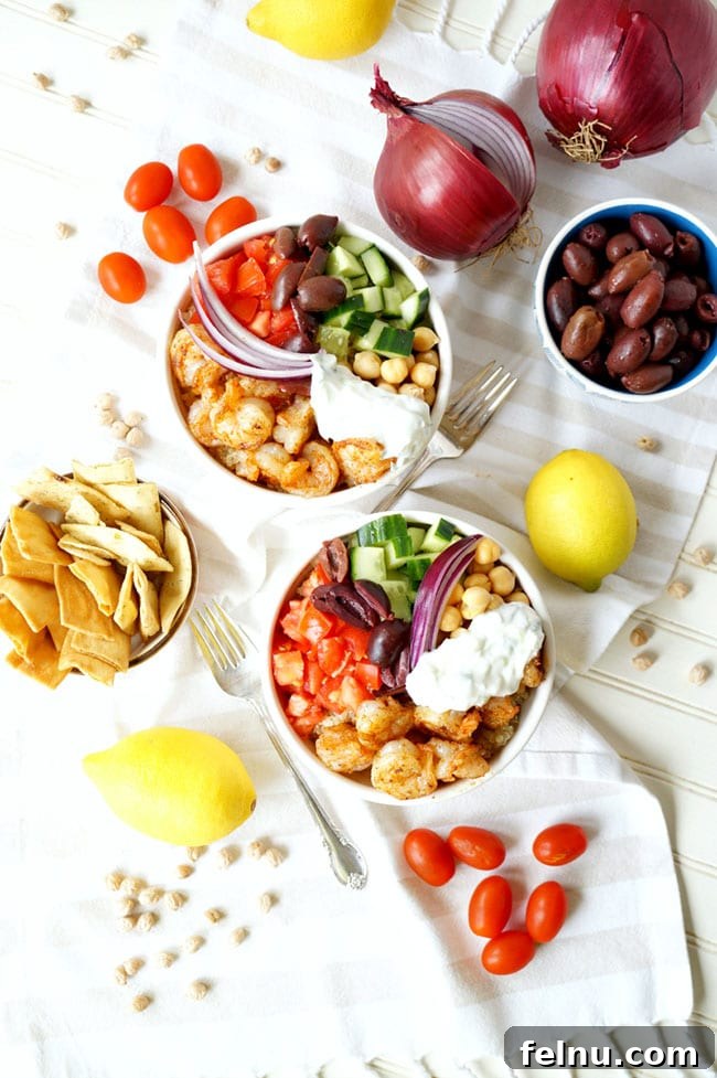 30 Must-Try Whole30 Recipes 18 Greek shrimp quinoa bowls