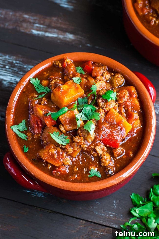 30 Must-Try Whole30 Recipes 23 Whole30 Chipotle Turkey Sweet potato Chili recipe