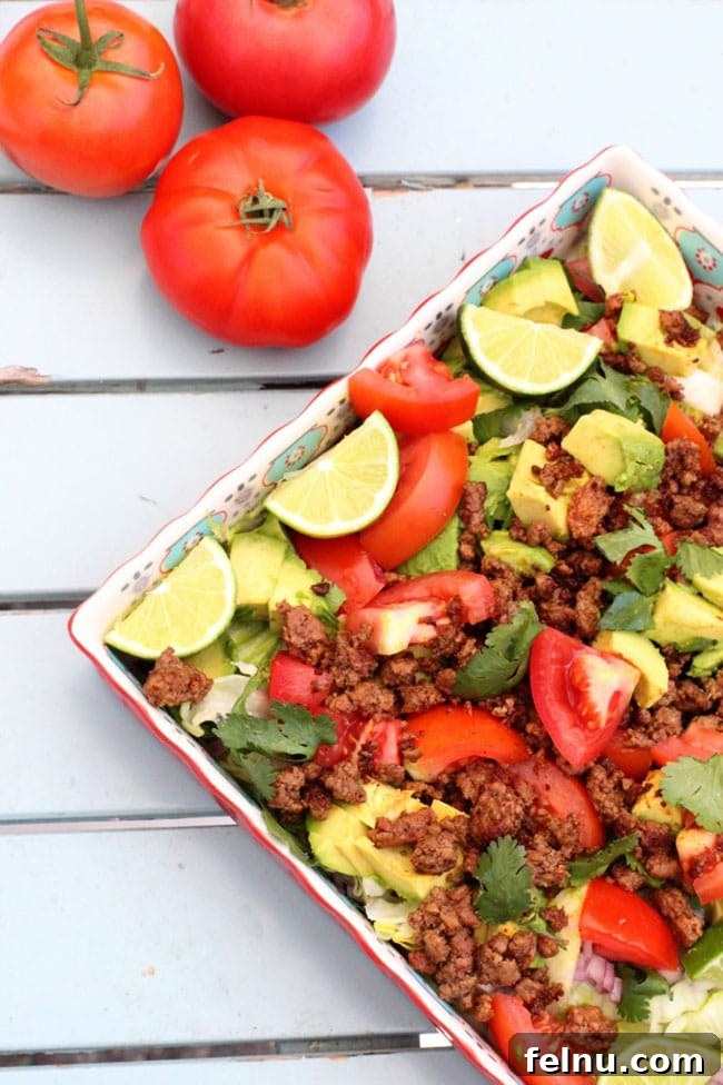 30 Must-Try Whole30 Recipes 28 Whole30 Taco Salad recipe