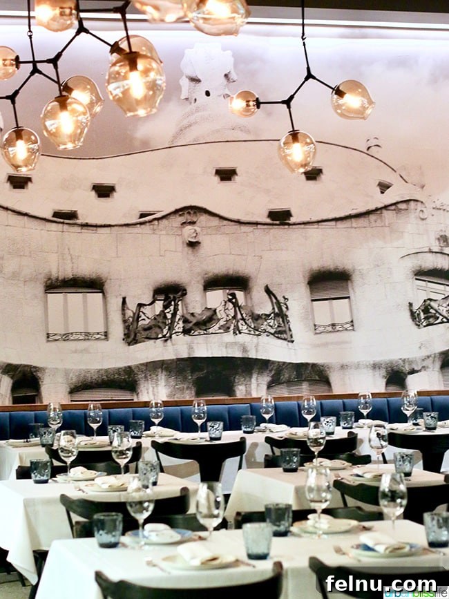 Can Font Portland's elegant and intimate dining interior, featuring intricate details and inviting ambiance.