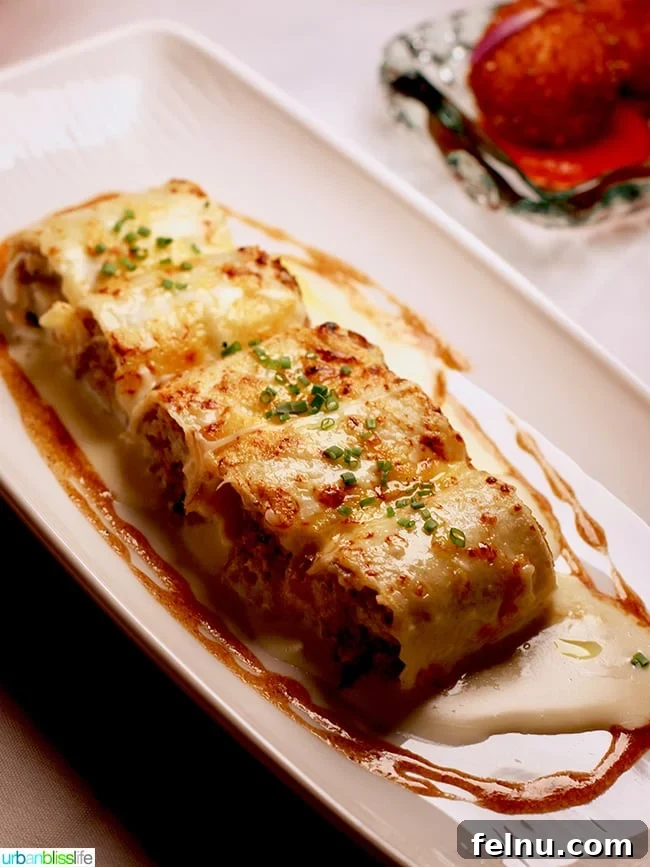 Exquisite Catalones Trufats, a rich pasta dish with beef, pork, foie gras, and truffle.