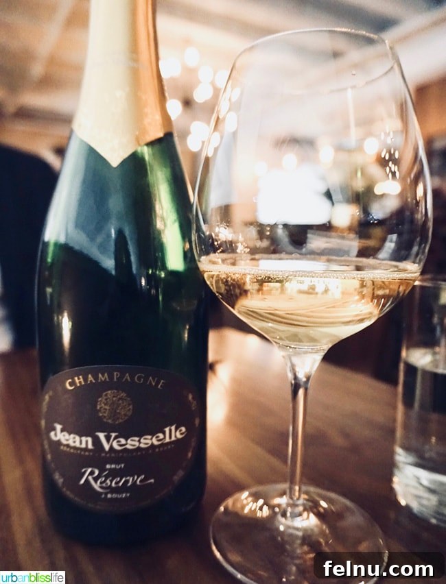 Champagne at Roe Restaurant (CLOSED)