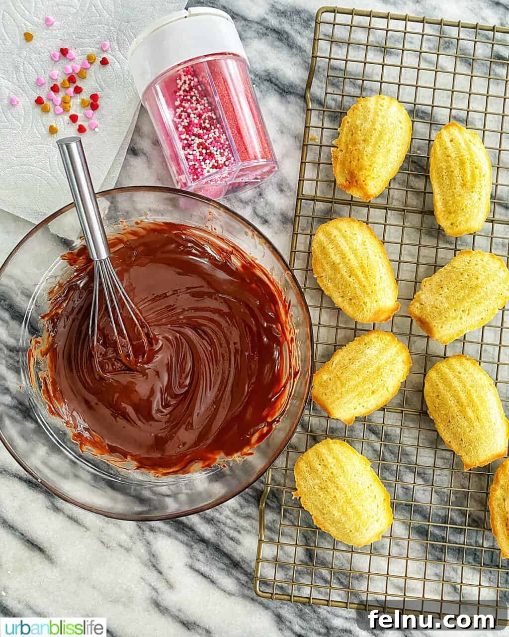 Chocolate-Dipped Madeleines
Decadent Chocolate Madeleines 9 Making chocolate dipped madeleines