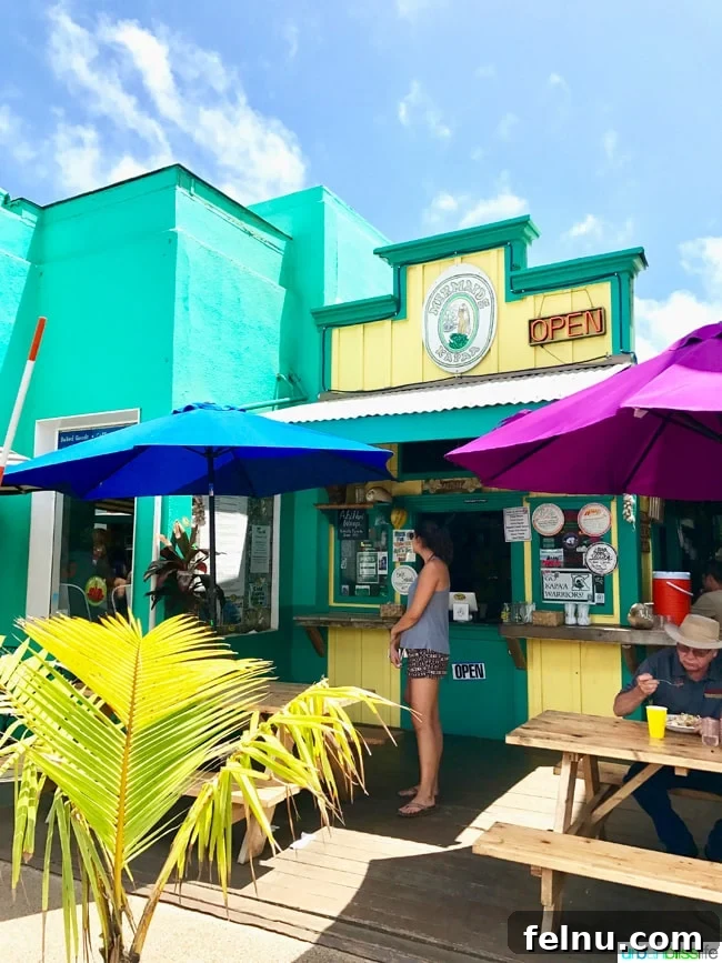 Food carts in Kapaa Hawaii