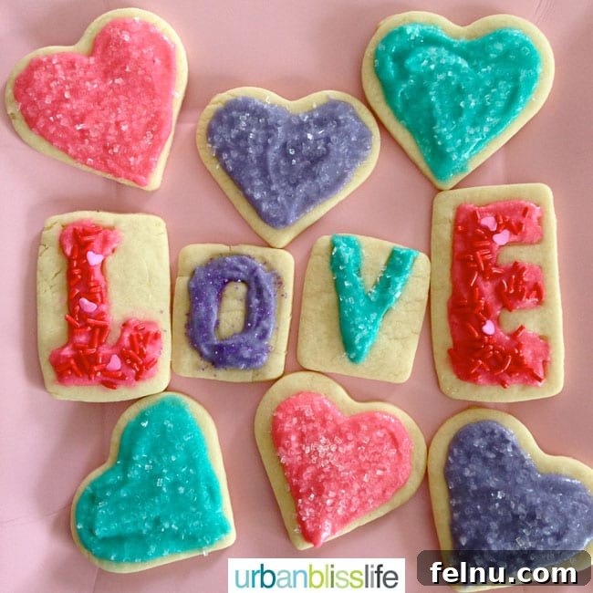 Heartfelt Printable Valentine Delights 2 Valentine's Day Sugar Cookies