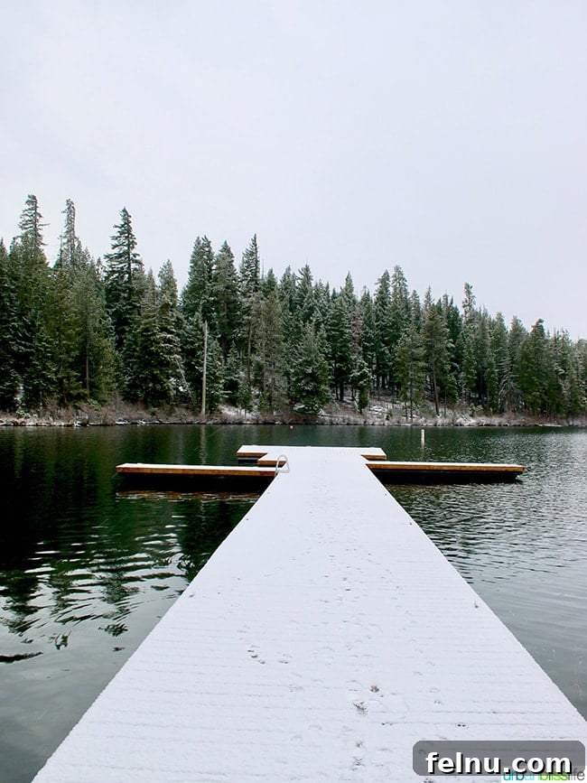 The Suttle Lodge: A Tranquil Escape in the Heart of Oregon
Tranquil Hideaway: The Suttle Lodge Experience 11 Snow-covered dock