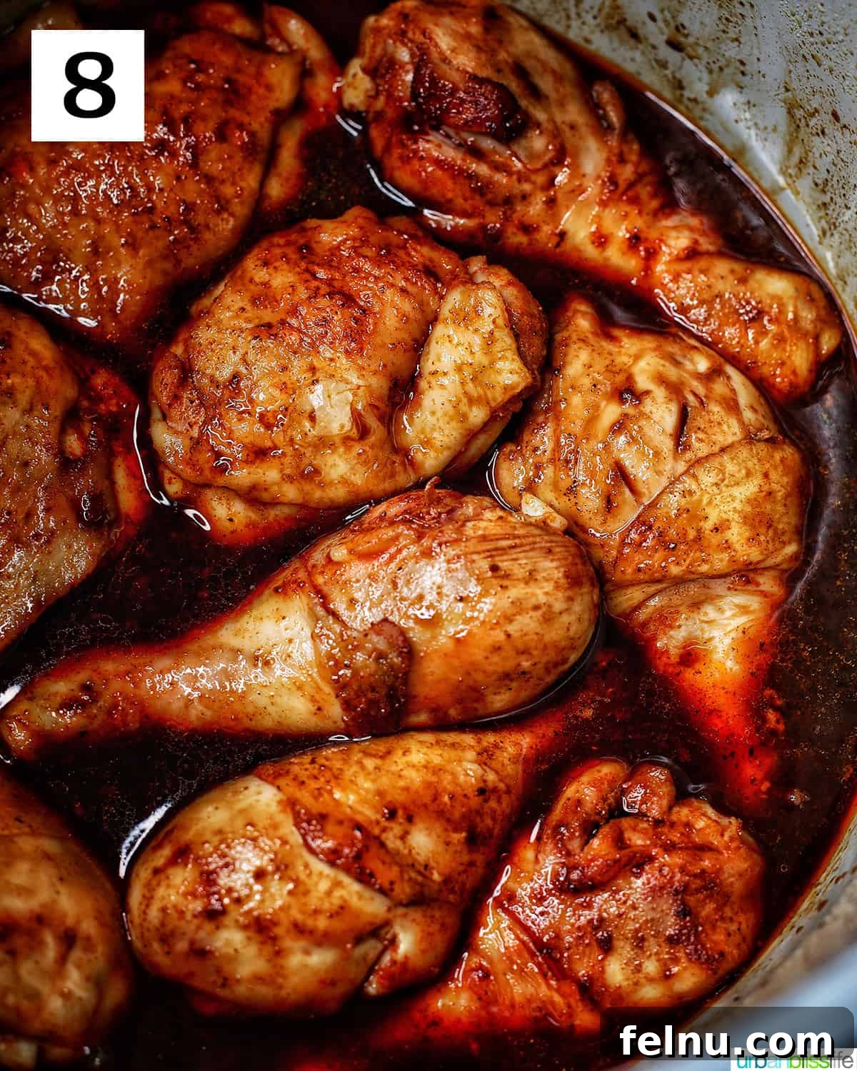 Ultimate Instant Pot Chicken Adobo 13 chicken adobo cooked in an Instant Pot.