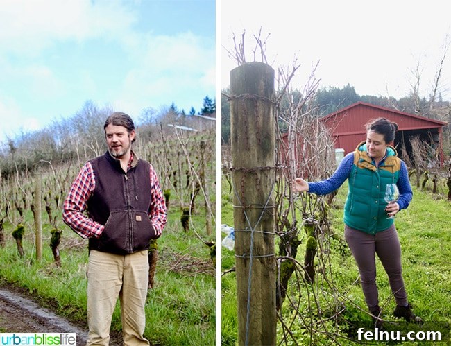 Chehalem Winery and Hi-Lo Hotel Present Hi-Lo Cuvée Wines 9 Chehalem Winery Cellar Master Greg Martin and Associate Winemaker Katie Santora smiling
