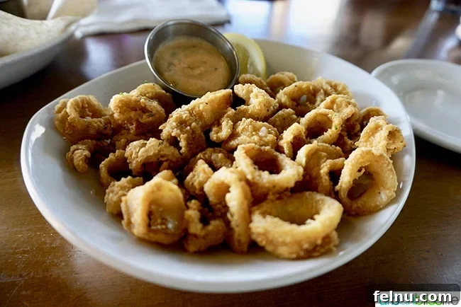 Crispy calamari served at Kyllo's Restaurant in Lincoln City, Oregon.
