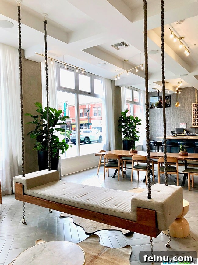 The Hi-Lo: Portland's Best Boutique Hotel Experience 10 Hi-Lo Hotel downtown Portland, Oregon - Lo Bar Swing
