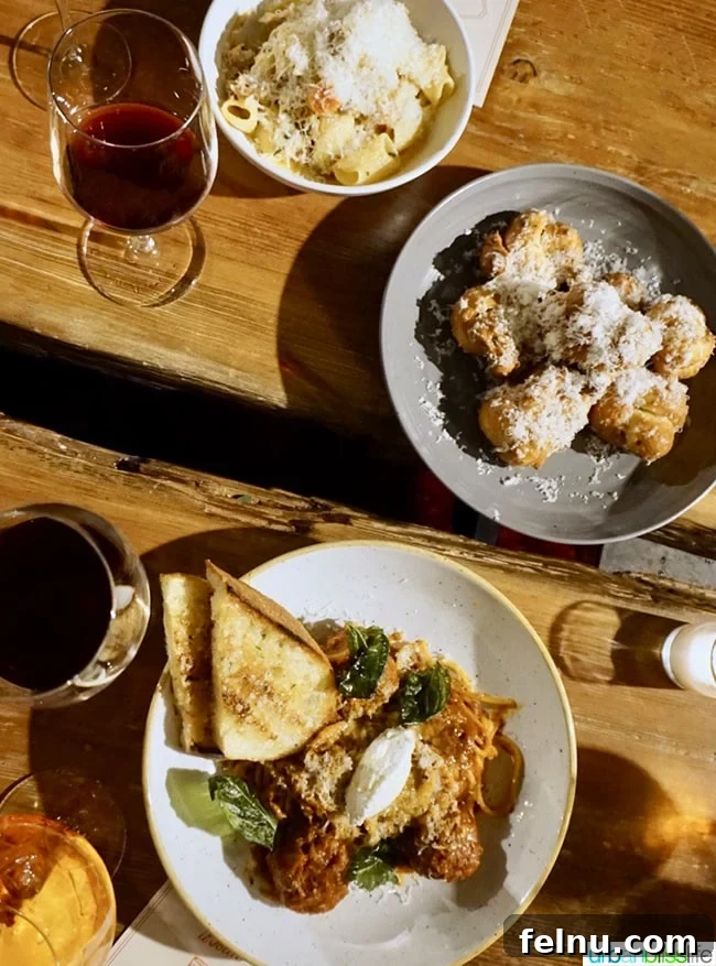 Il Solito: Portland's Quintessential Italian Experience 2 Best Italian restaurants in Portland - Il Solito trio of dishes including pasta and salads