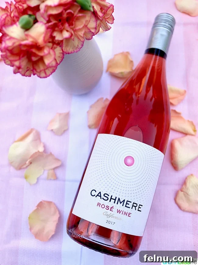 Rose Renaissance: Must-Try Wines for Every Palate 11 Cashmere Rosé Wine bottle, a testament to its smooth and appealing character.