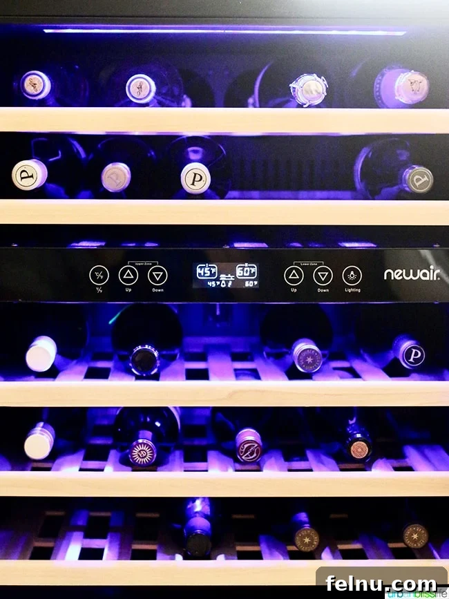 Preserve Your Pour: A Homeowner's Guide to Wine Storage Excellence 6 how to store wine at home- wines in wine cooler