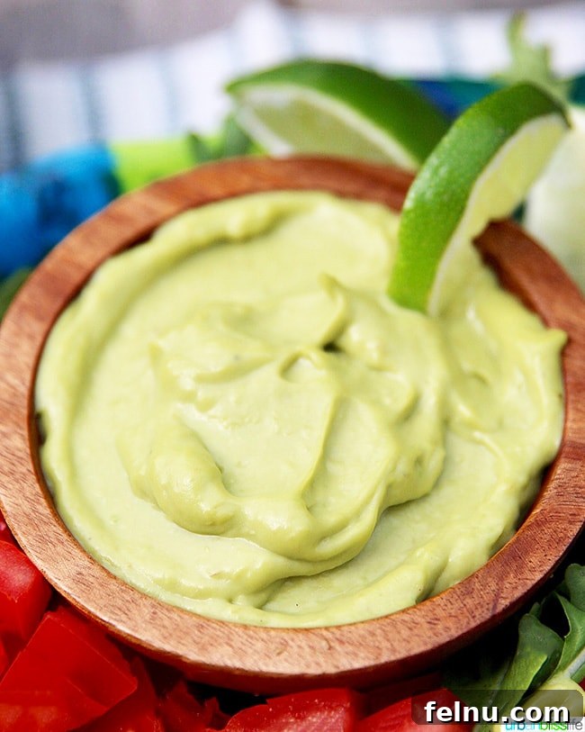 Avocado Lime Dream: The Creamiest Dressing & Dip 9 Homemade Creamy Avocado Lime Dressing Recipe
