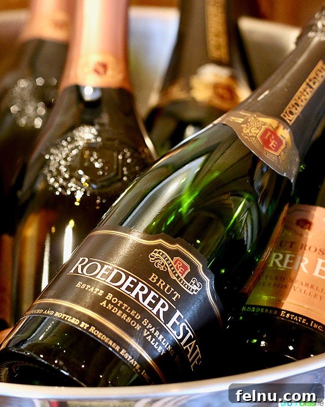 Uncork Anderson Valley: The Best Wineries to Explore 11 Roederer Estate wine bottles including Brut