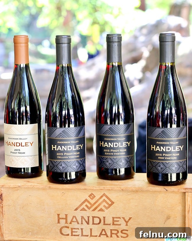 Uncork Anderson Valley: The Best Wineries to Explore 25 Handley Cellars wine lineup