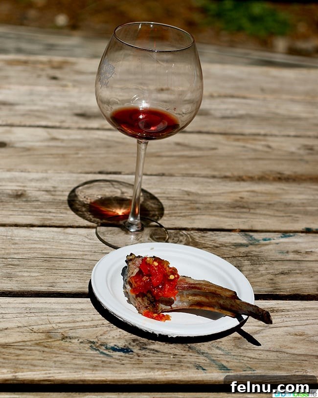 Uncork Anderson Valley: The Best Wineries to Explore 26 Red wine and lamb chop pairing at the festival