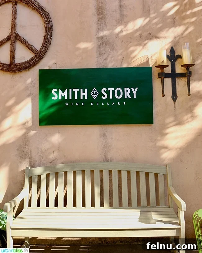 Uncork Anderson Valley: The Best Wineries to Explore 7 Smith Story Wine Cellars tasting room sign at The Madrones