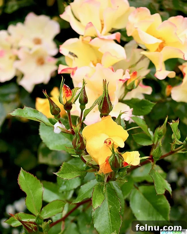 The Madrones An Idyllic Mendocino County Escape 11 Bright yellow roses adding a splash of color to The Madrones serene landscape.