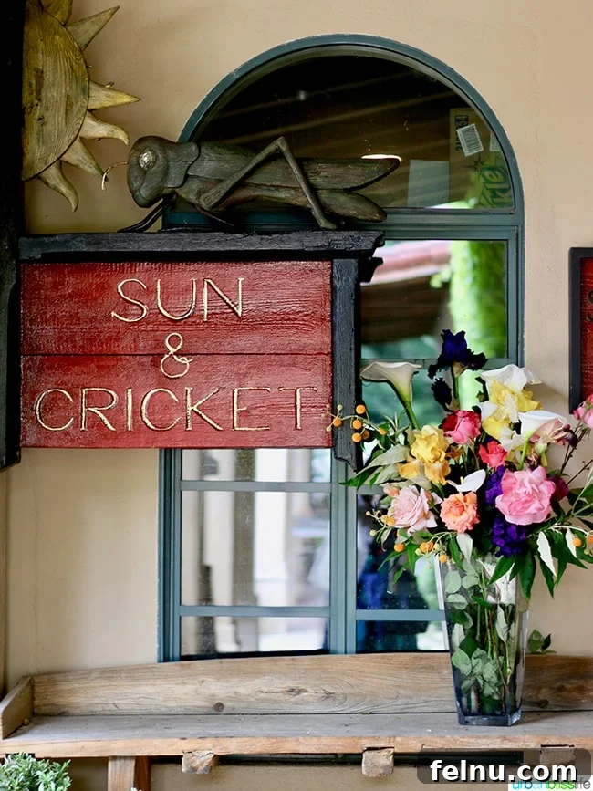 The Madrones An Idyllic Mendocino County Escape 13 The charming entrance to The Madrones' Sun & Cricket Store.