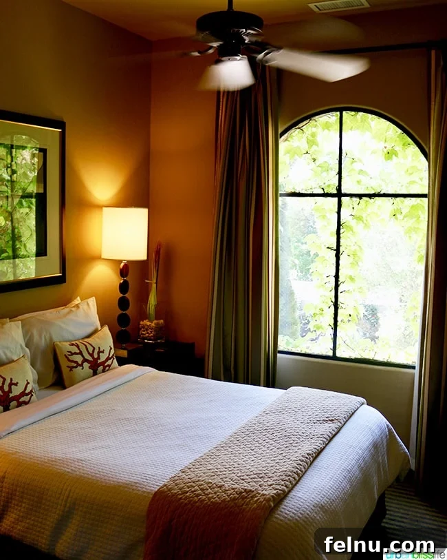 The Madrones An Idyllic Mendocino County Escape 6 Luxurious bedroom of Estate Guest Quarter 1 at The Madrones.