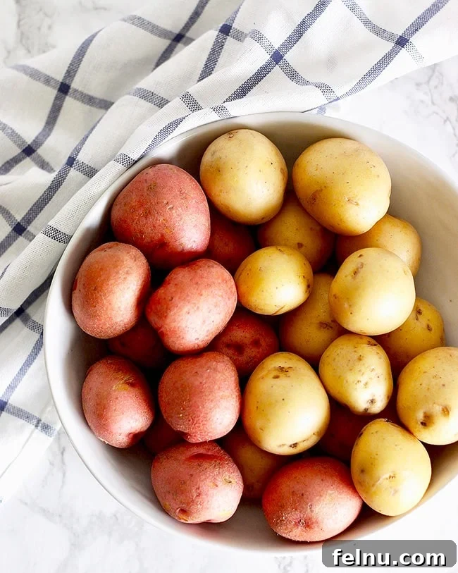 potatoes in bowl