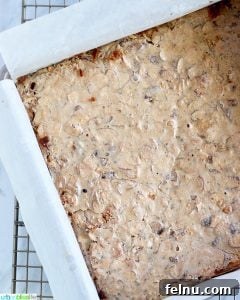 Almond Swedish Visiting Cake Bars 13 Freshly baked Swedish Visiting Cake Bars with a golden meringue topping.
