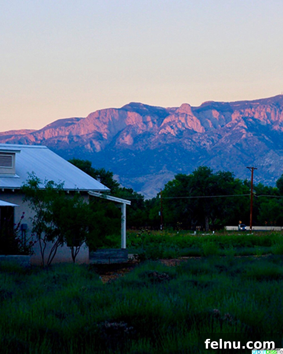 10 Albuquerque Gems You Must Explore 2 Sunset over the majestic Sandia Mountains in Albuquerque, New Mexico