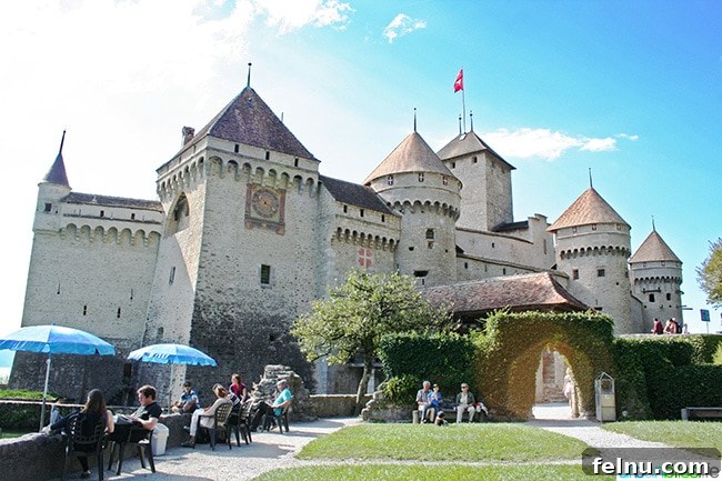 Chillon: Jewel of the Swiss Alps 3 full view of Chateau de Chillon