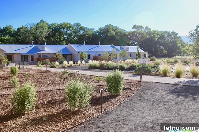 Experience Los Poblanos: Albuquerque's Historic Inn & Organic Farm 17 Los Poblanos organic farm landscape with historic buildings