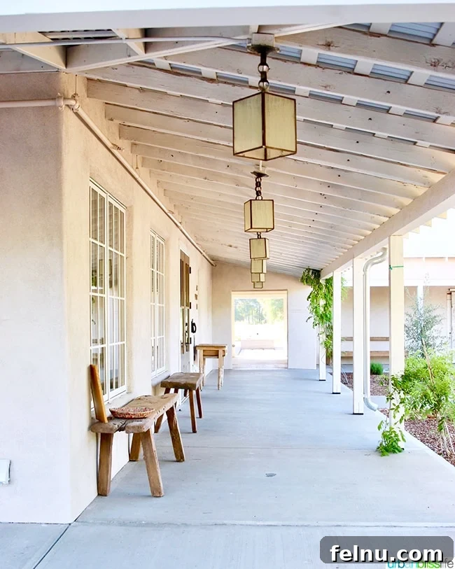 Albuquerque's Hidden Gem: Los Poblanos Historic Inn and Organic Farm 3 walkway at Los Poblanos Inn Albuquerque New Mexico leading to historic buildings
