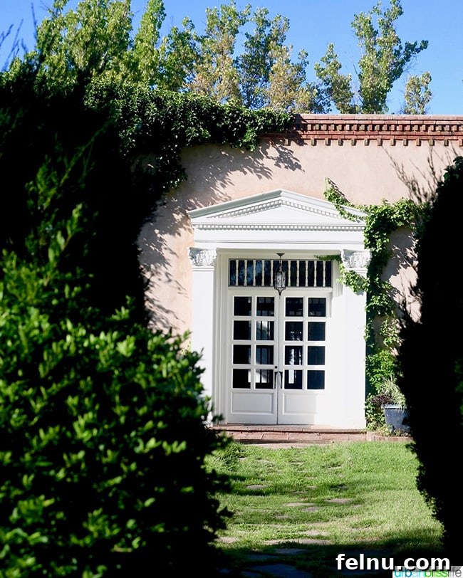 Experience Los Poblanos: Albuquerque's Historic Inn & Organic Farm 8 Picturesque arched doorway at Los Poblanos Historic Inn, New Mexico
