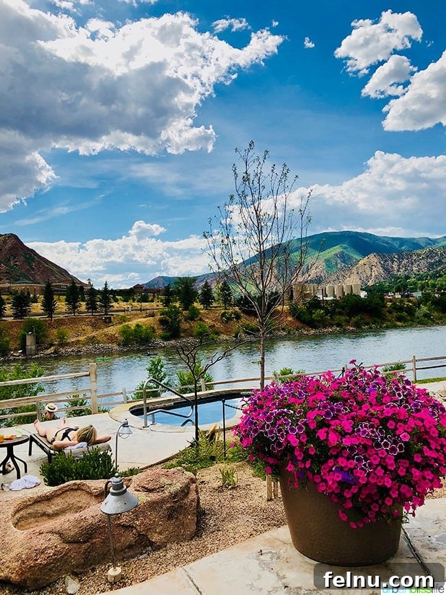 Colorado Peaks and Pavement 22 Relaxing in Iron Mountain Hot Springs in Colorado