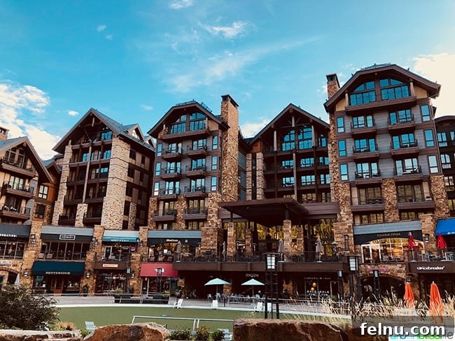 Colorado Peaks and Pavement 27 Vail Colorado condos and charming architecture