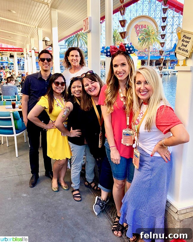 Pixar Pier: A Slice of Animation Magic 14 Group of women at Disneyland Pixar Pier