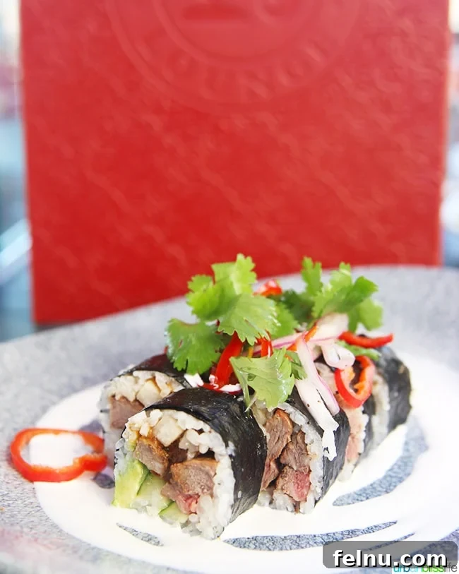 Savor the Flavors of Disneyland Pixar Pier 6 Disneyland Pixar Pier carne asada roll