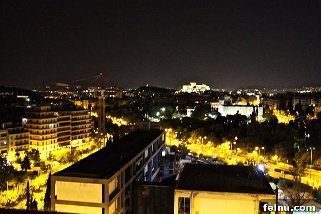 Hilton Athens: Your Guide to a Premium Stay in the Greek Capital 3 Hilton Athens view of Greece at night