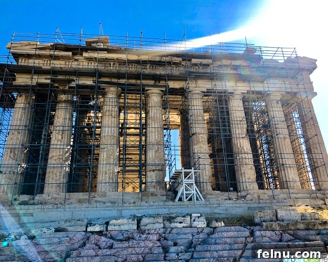 Acropolis Unveiled: Athens Historical Journey 12 First view of the Parthenon