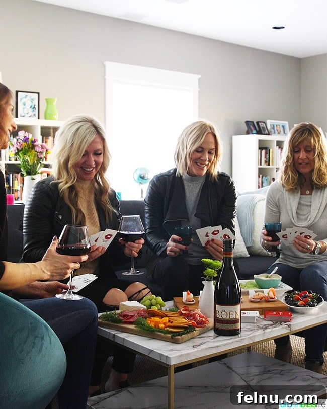 Unlock the Best Game Night Ever 5 Girls' night game night with red wine and food