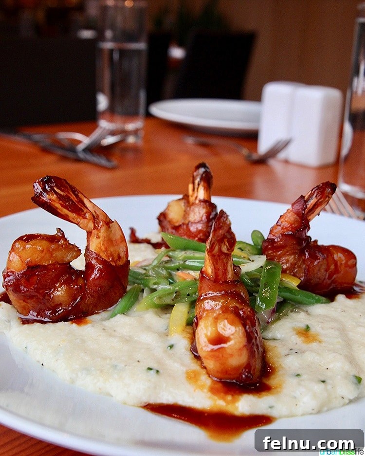 Grays Restaurant: A Vancouver, WA Culinary Gem 6 Bacon Wrapped Prawns at Grays Restaurant