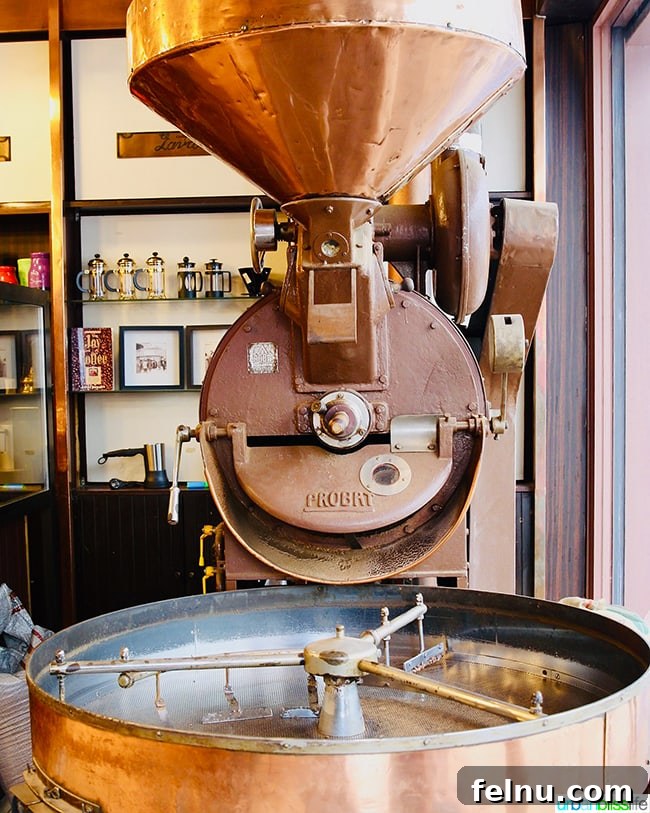 An old coffee roaster in Athens, Greece