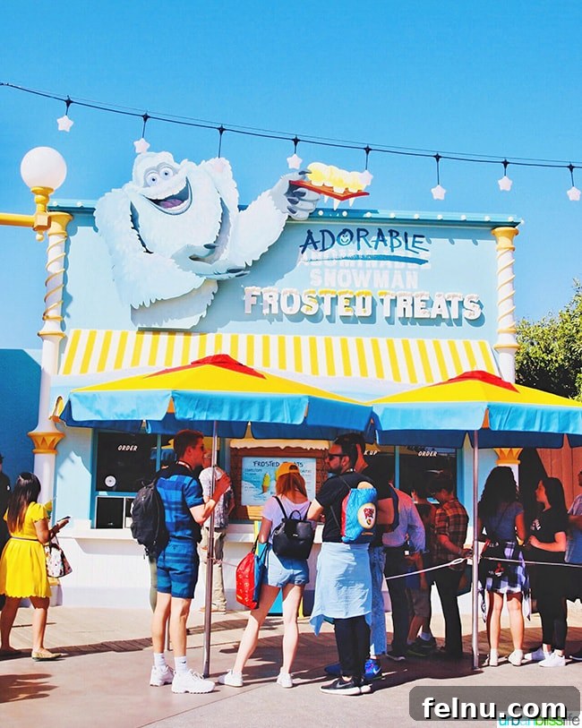 Hotel Valencia: Santana Row's Stylish Escape 19 Pixar Pier's Adorable Snowman Frosted Treats stand at Disneyland