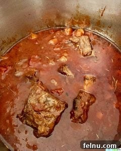 Slow-Cooker Short Rib Ragu: A Rich & Effortless Delight 11 Instant Pot Short Rib Ragu cooking