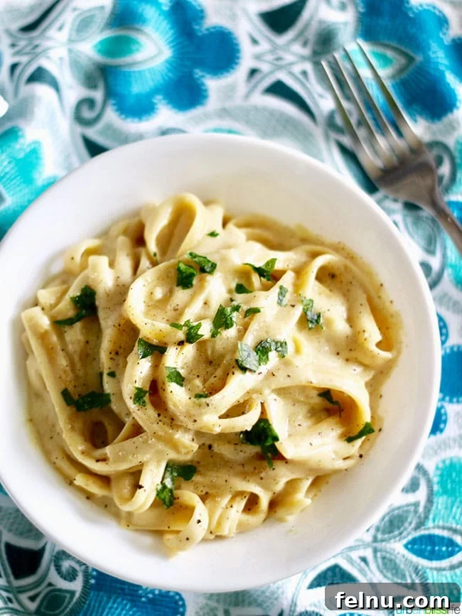 Dairy-Free Fettuccine Alfredo