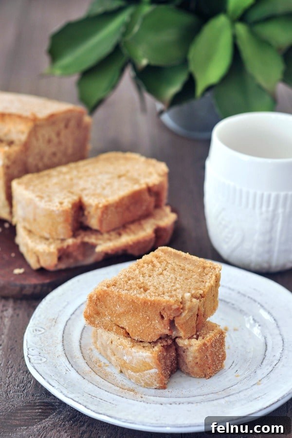 Sugared Vanilla Snickerdoodle Bread | vegan gluten free