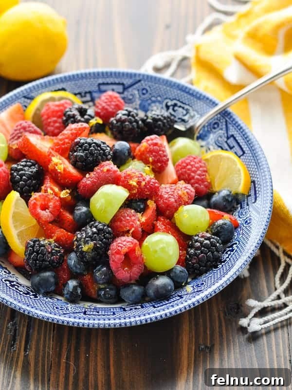 Honey Lemon Fruit Salad Recipe