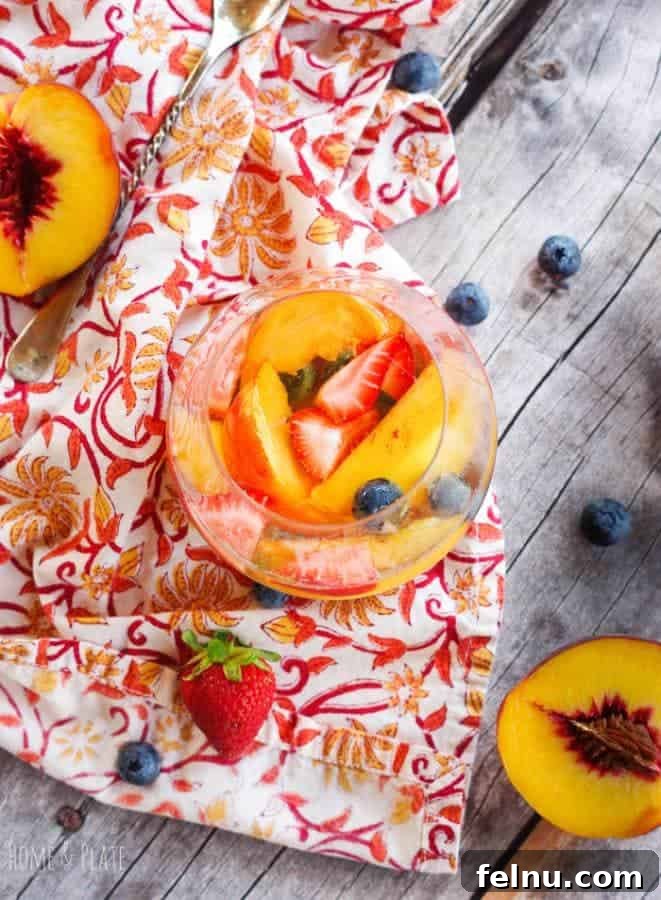 Fruity Elderflower Sangria