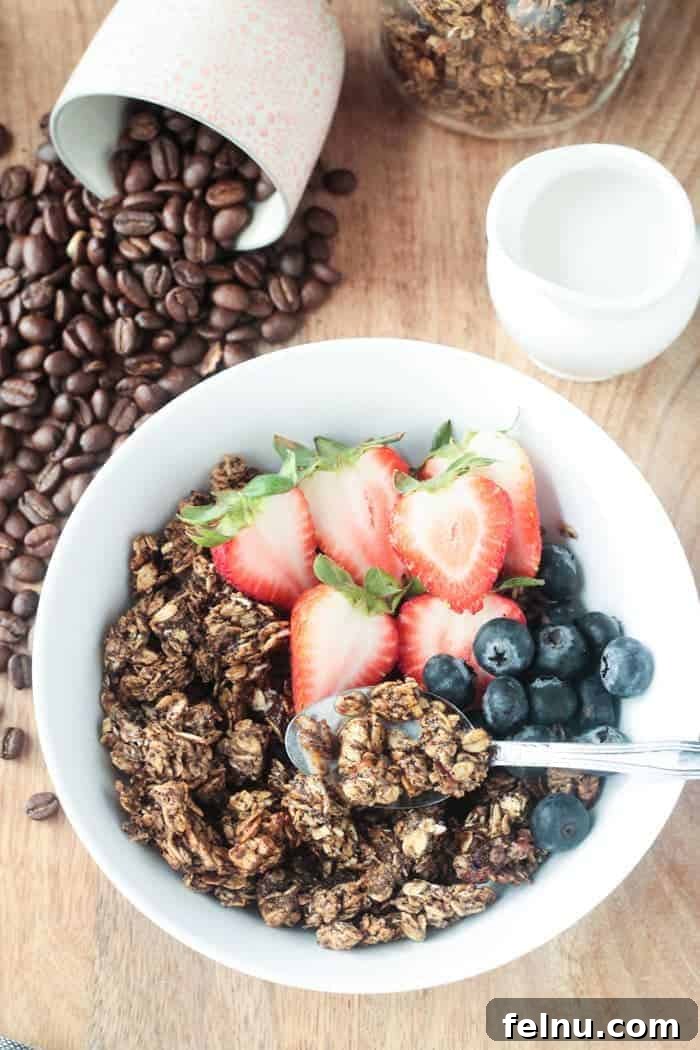 Coffee Granola (Gluten Free, Dairy Free)