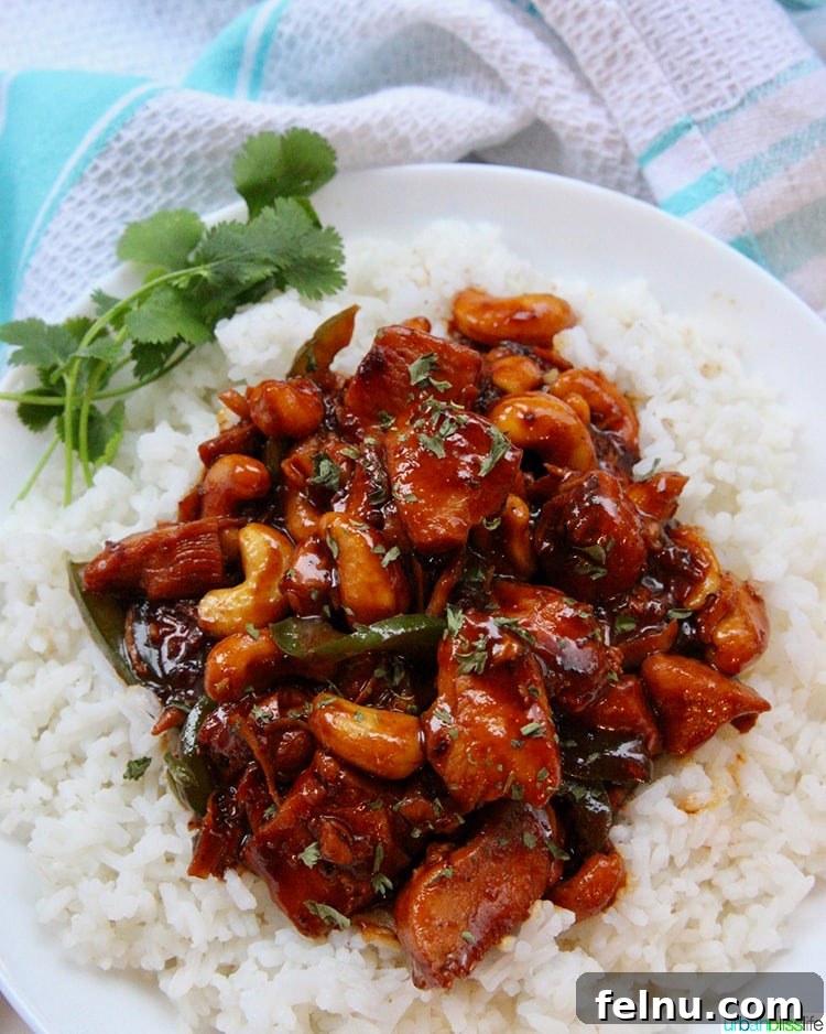 Instant Pot Creamy Cashew Chicken 4 Instant Pot Cashew Chicken with rice